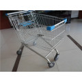 European Style Supermarket Chrome Shopping Cart